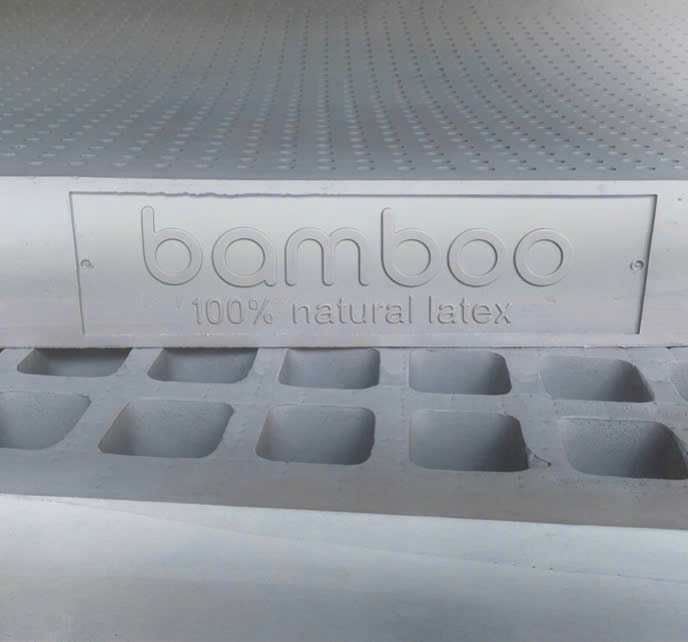 Nệm Cao Su Thiên Nhiên Than Hoạt Tính Bamboo Grey Carbon
